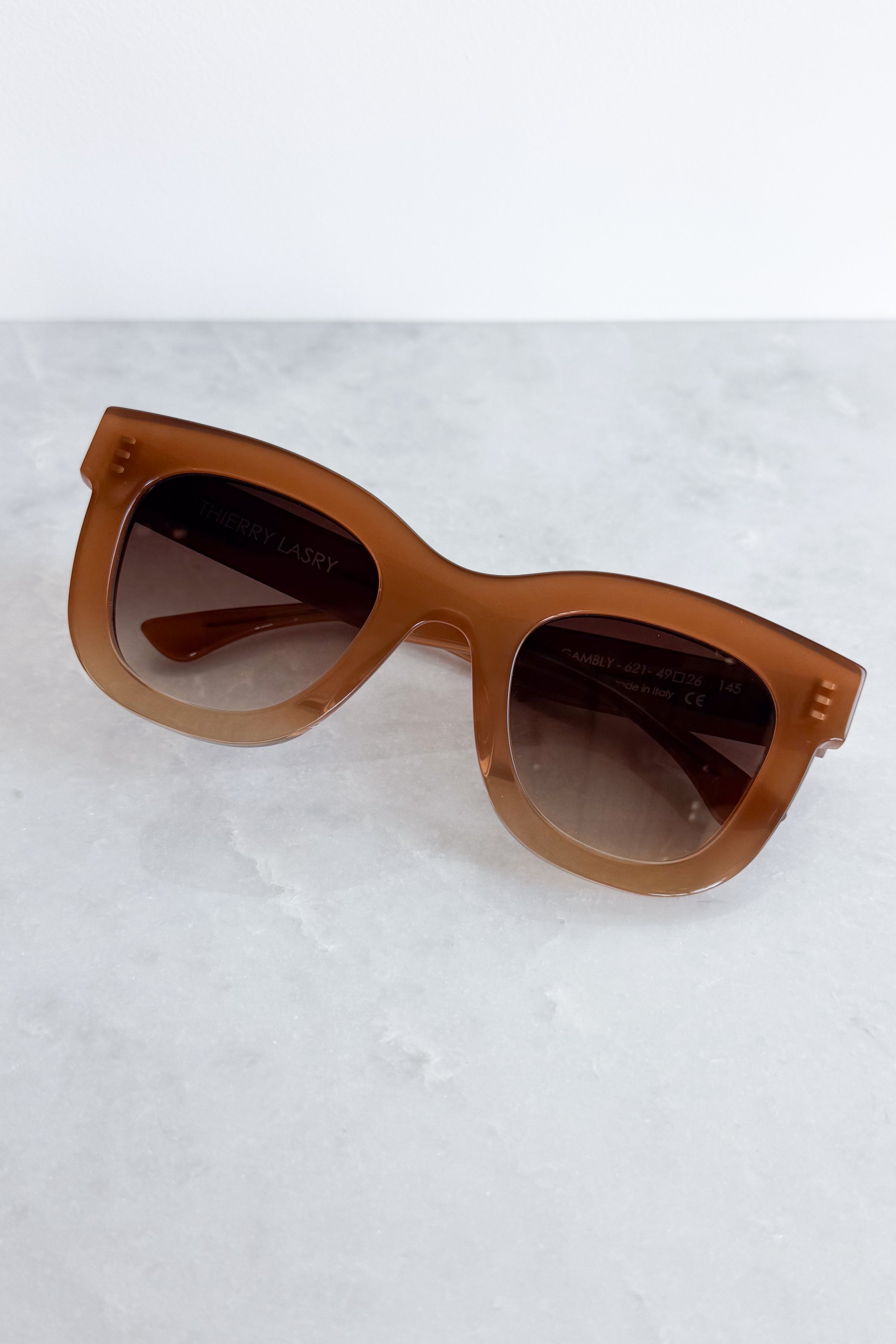 Gambly Golden Brown Sunglasses