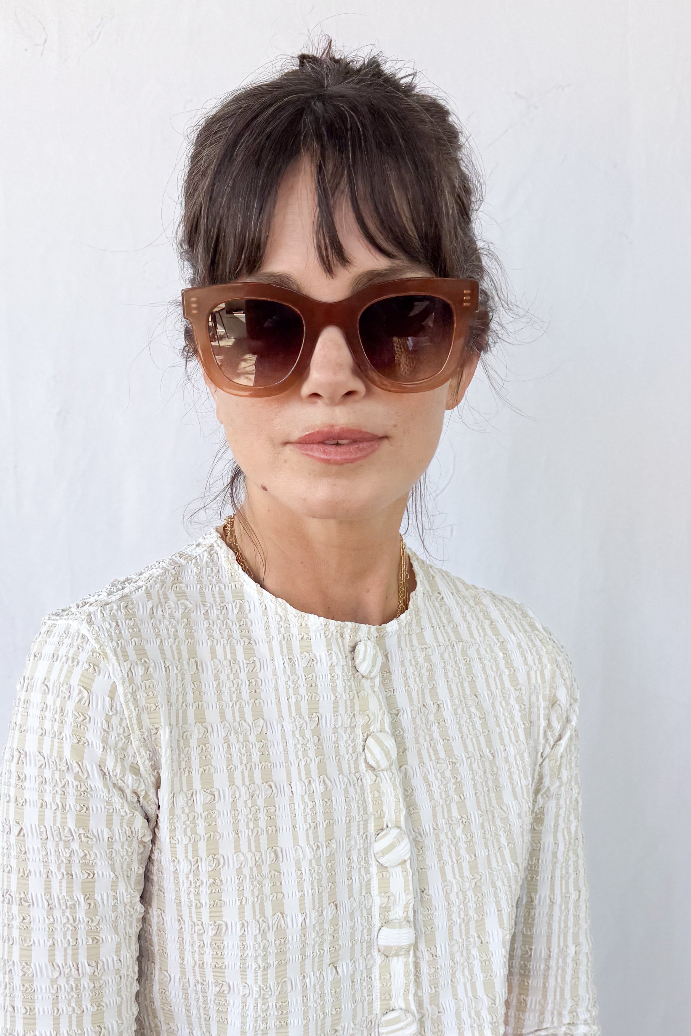 Gambly Golden Brown Sunglasses