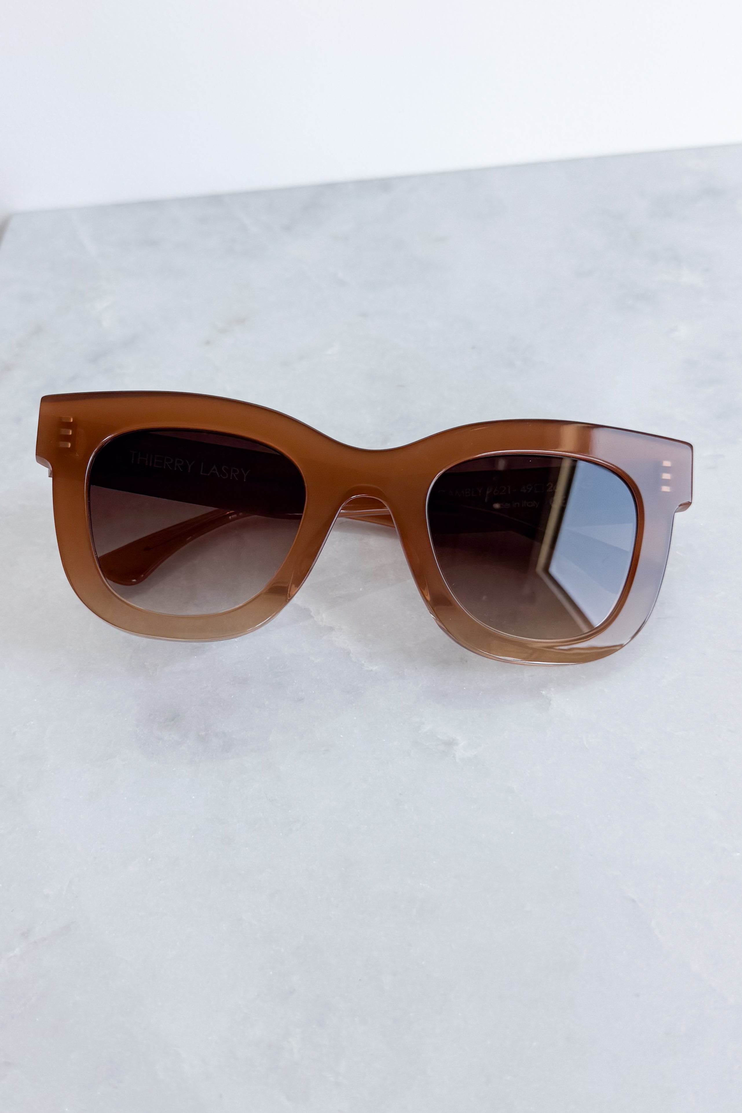 Gambly Golden Brown Sunglasses