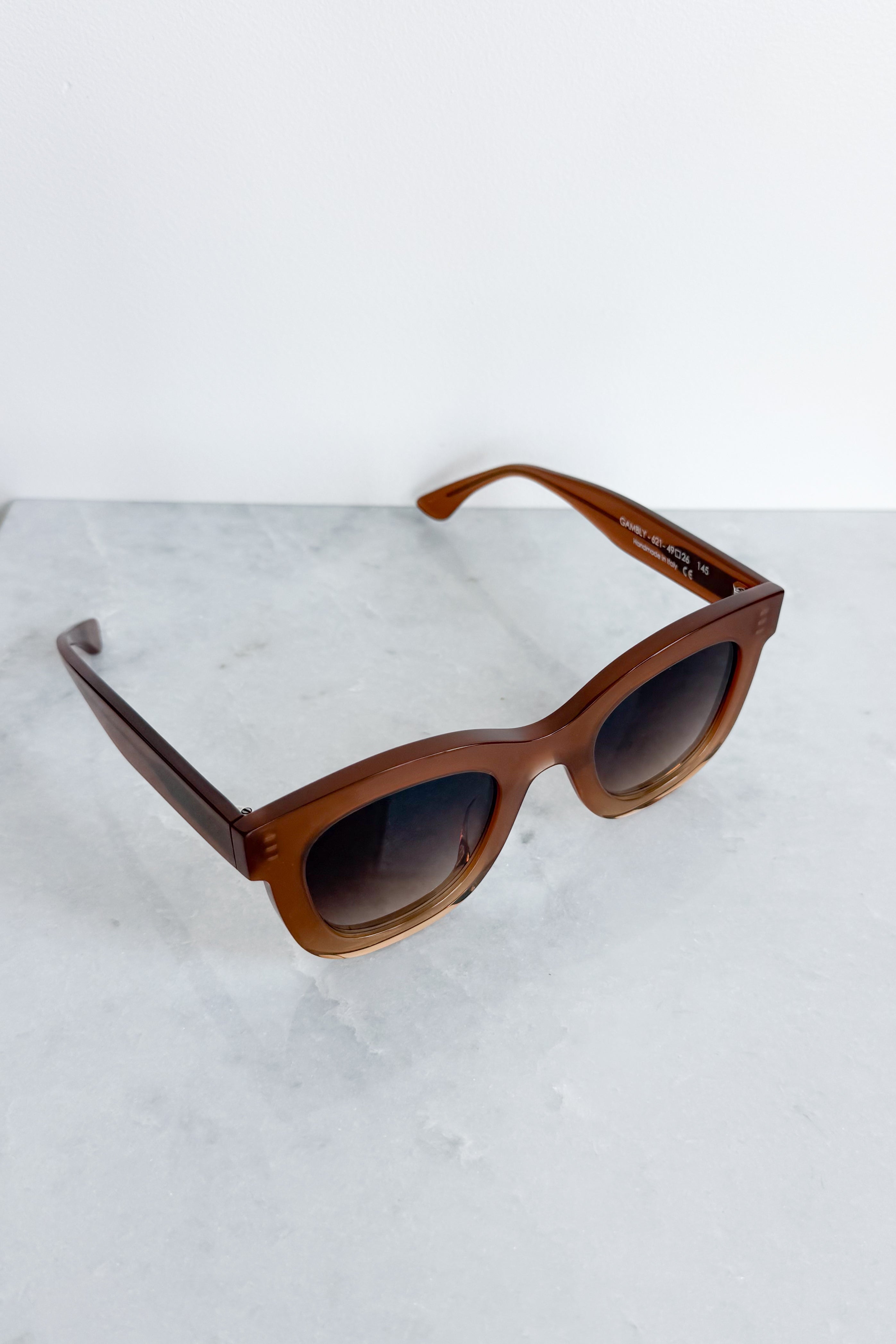 Gambly Golden Brown Sunglasses