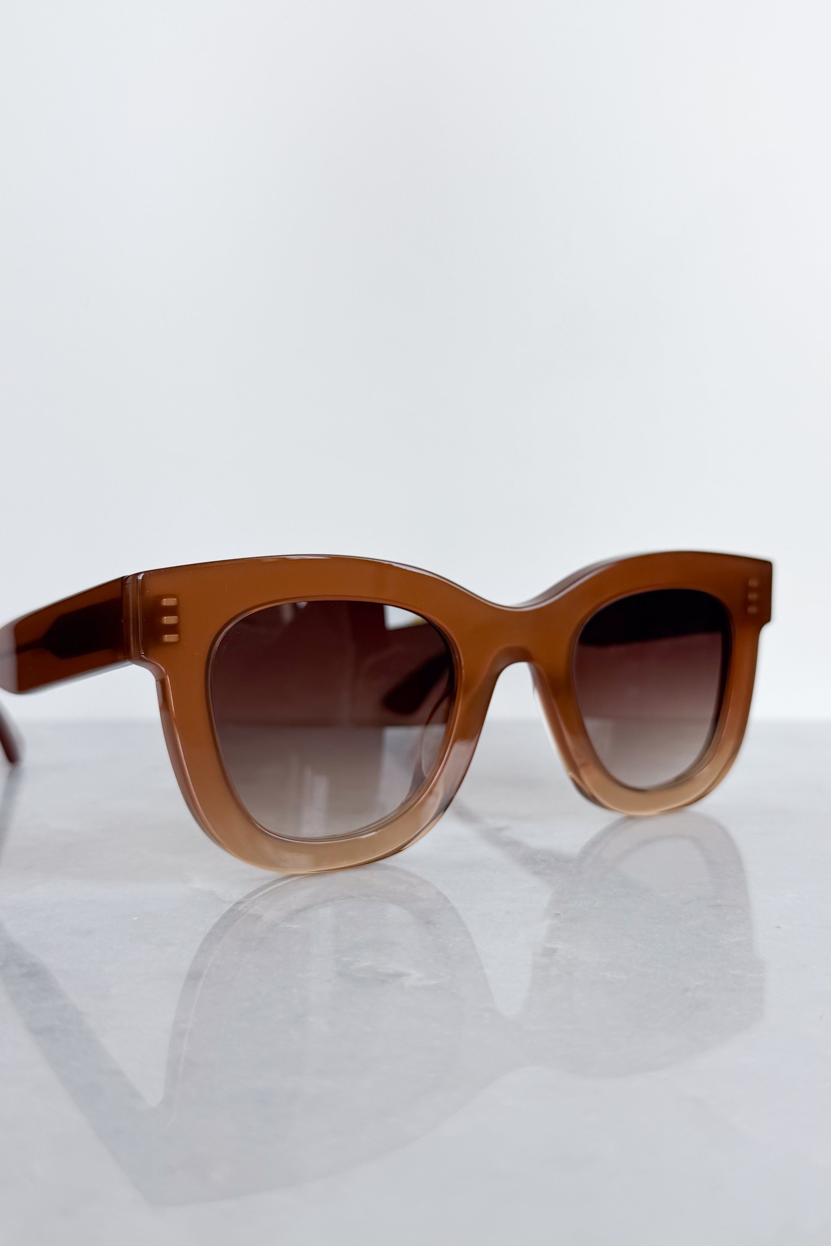 Gambly Golden Brown Sunglasses