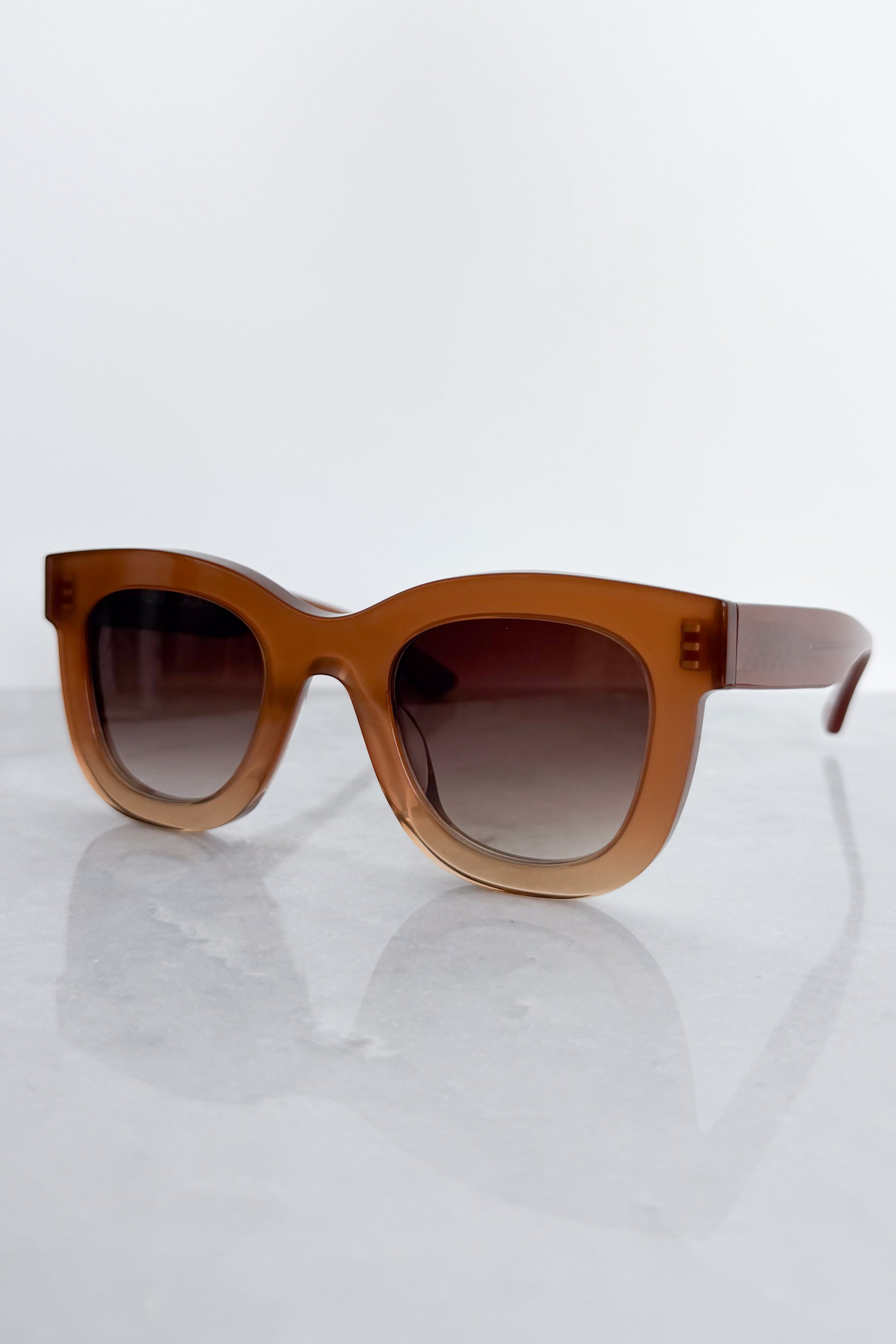 Gambly Golden Brown Sunglasses