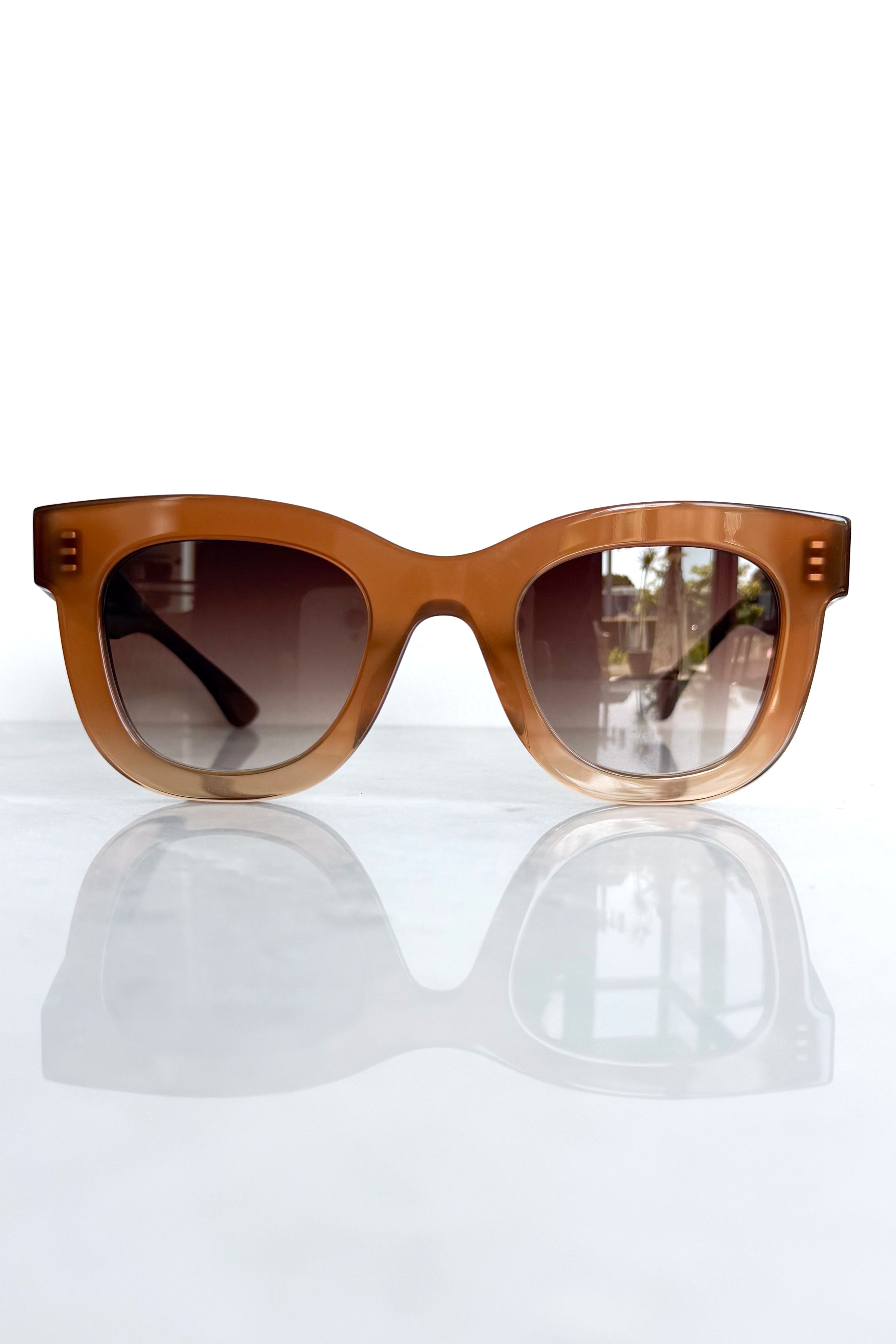 Gambly Golden Brown Sunglasses