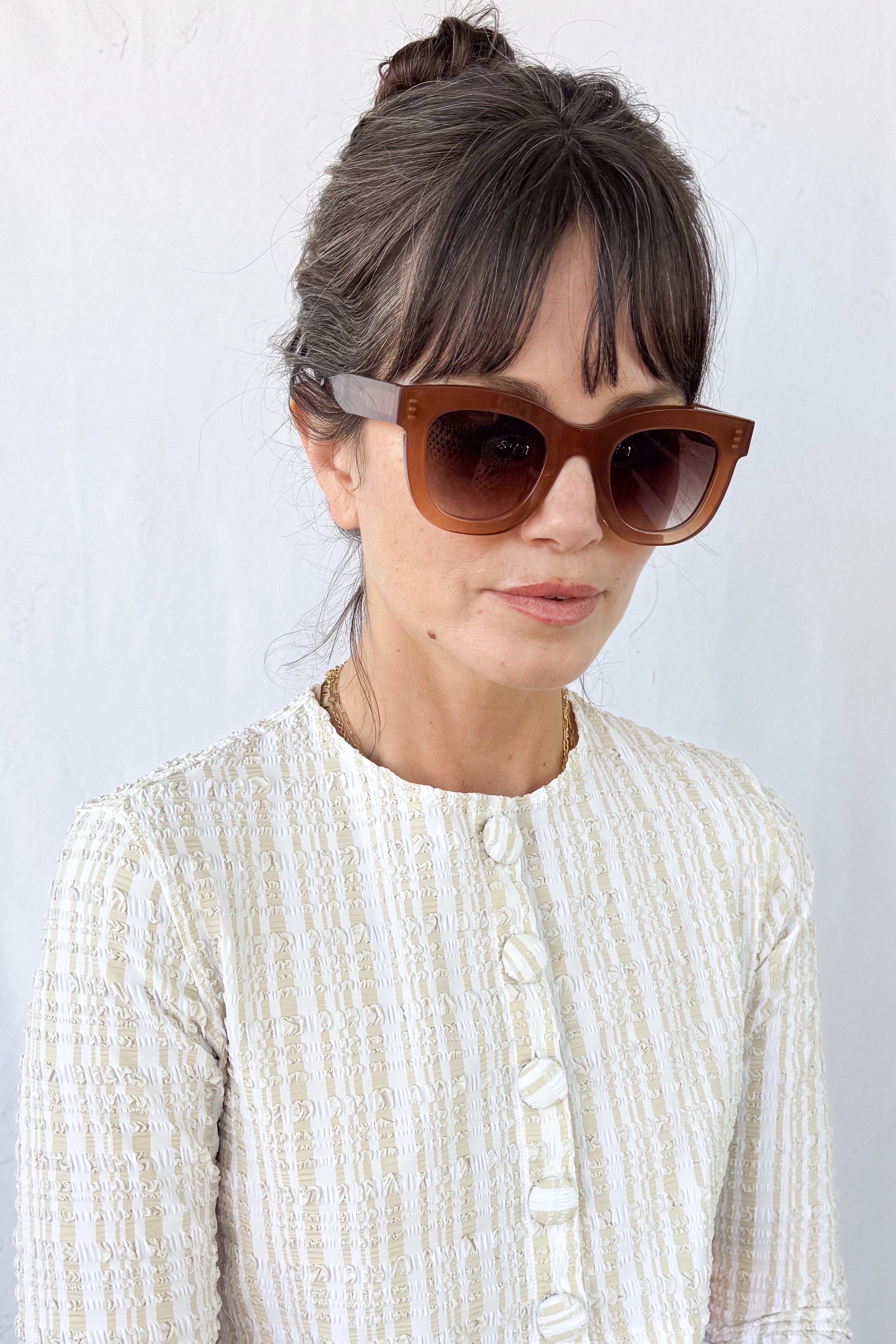 Gambly Golden Brown Sunglasses