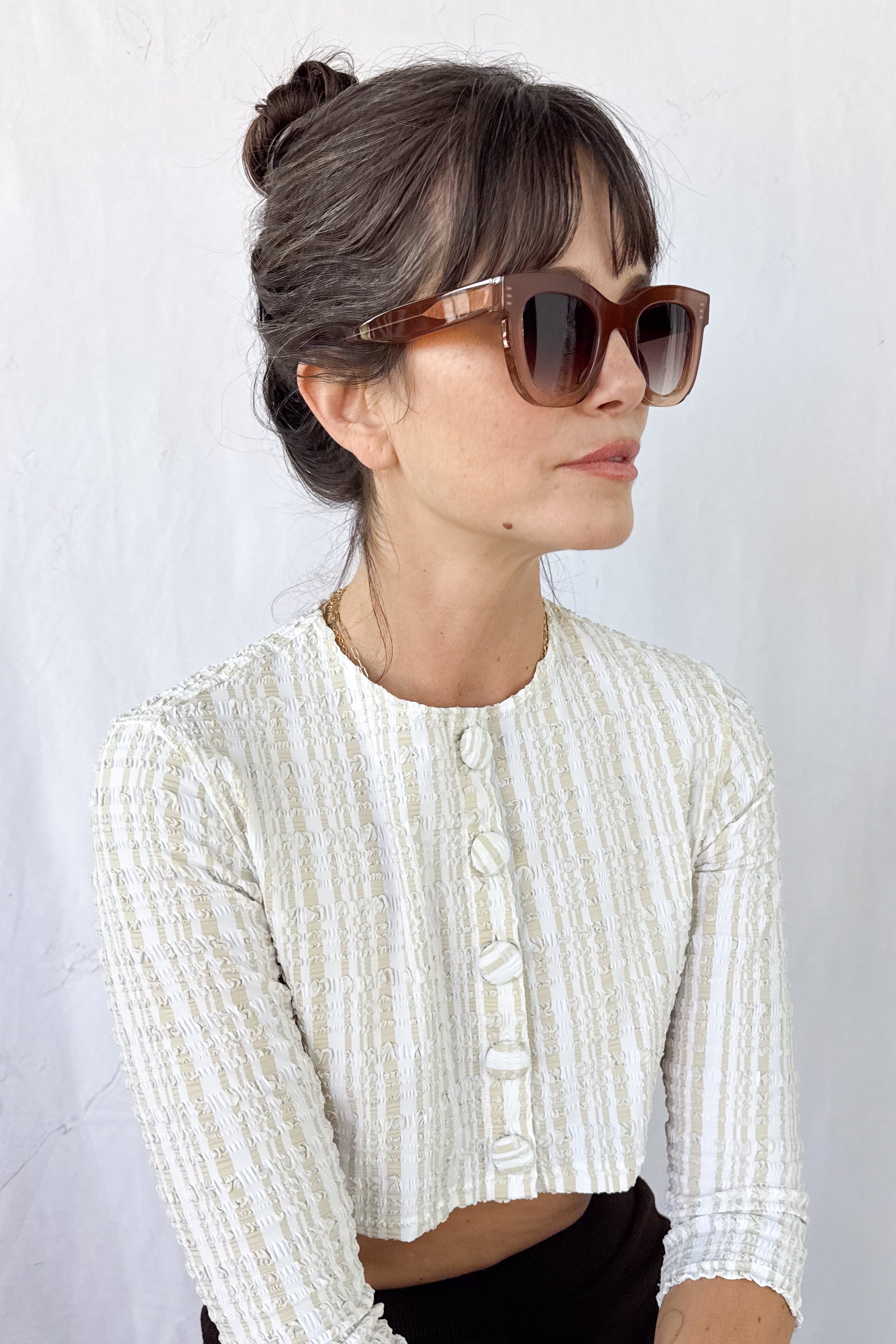 Gambly Golden Brown Sunglasses