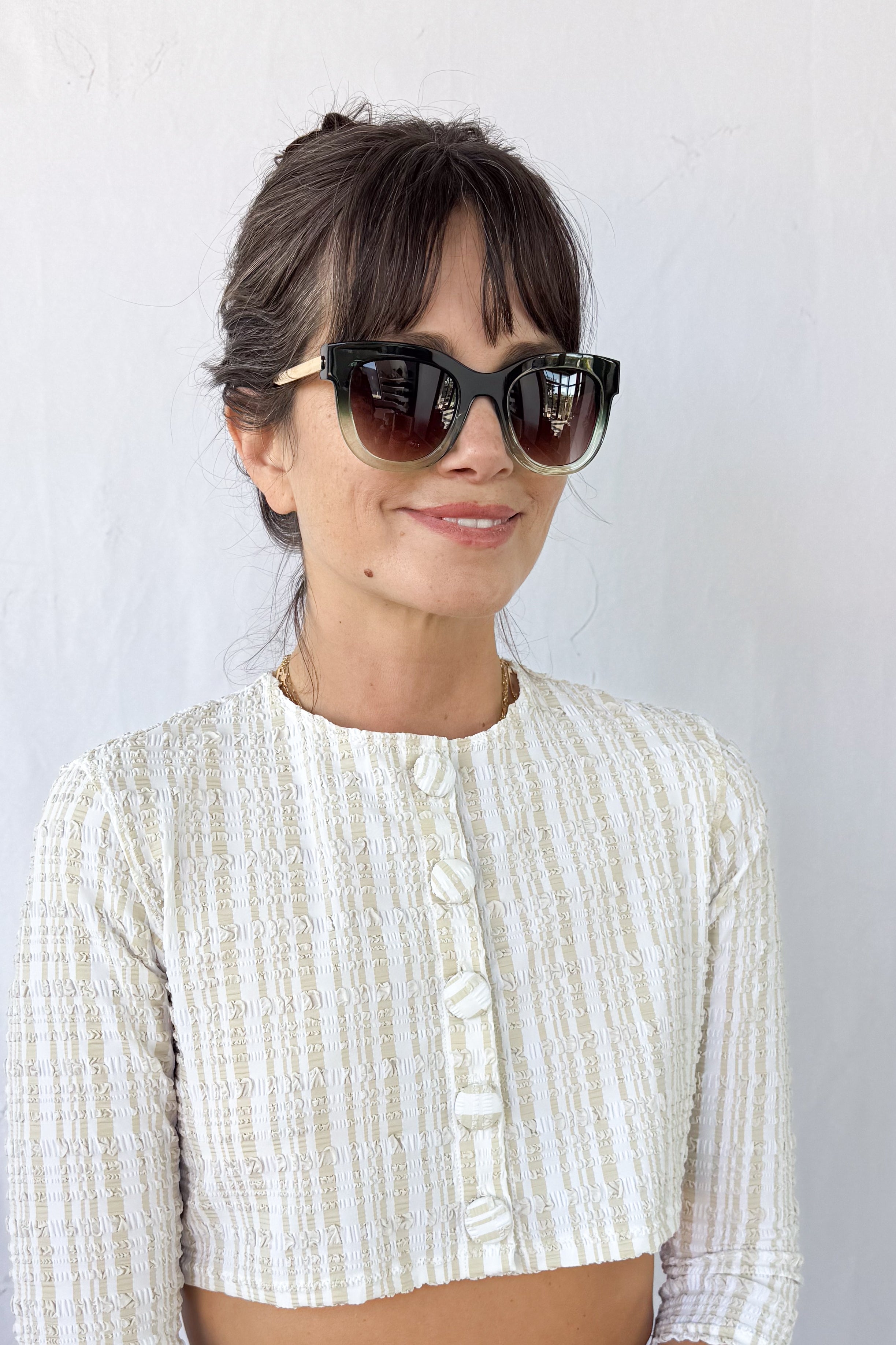 Sexxxy Gradient Green Sunglasses