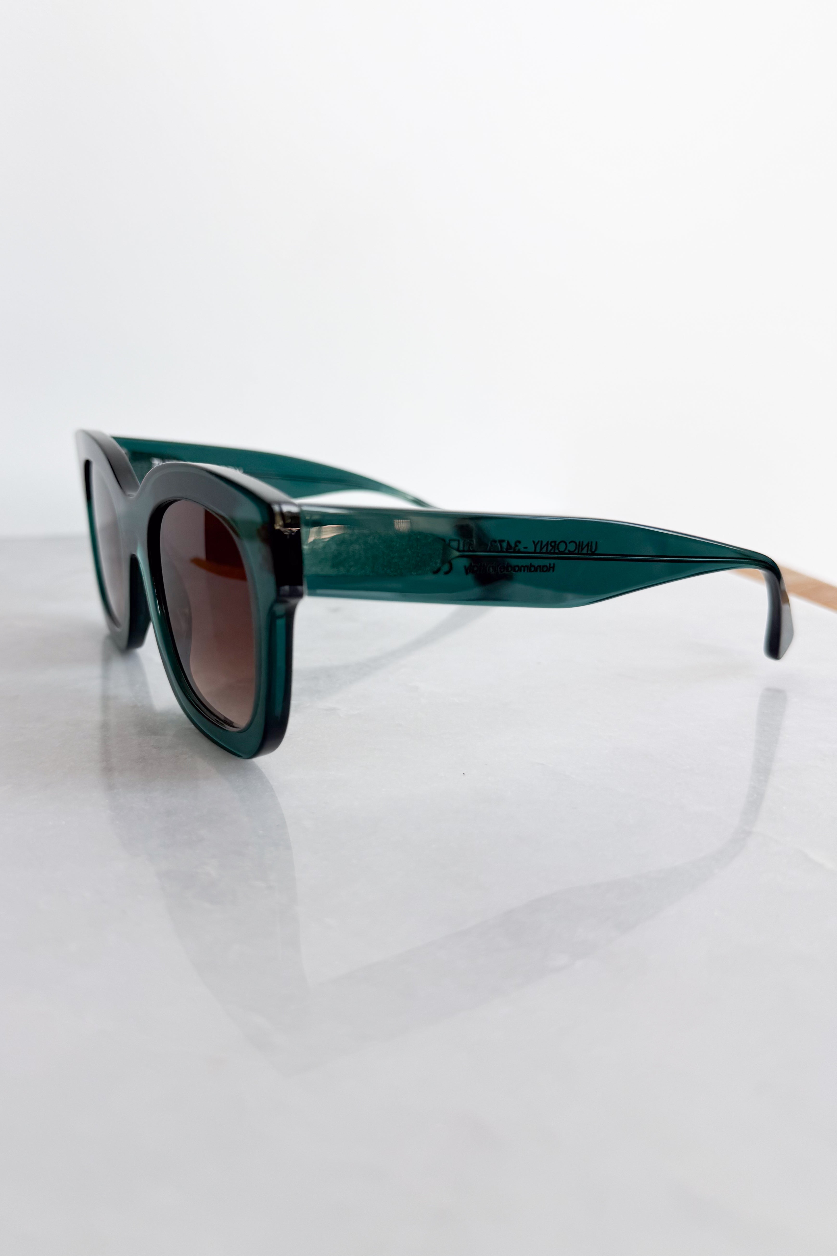 Unicorny Emerald Green Sunglasses