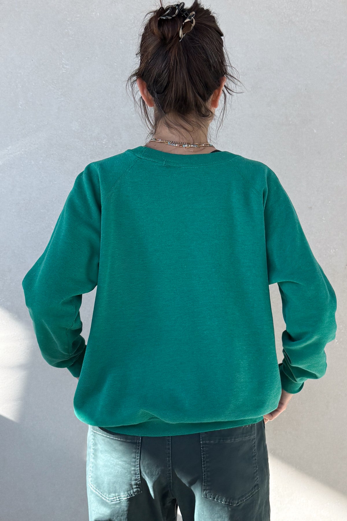 What If Sweatshirt - Emerald Green S/M