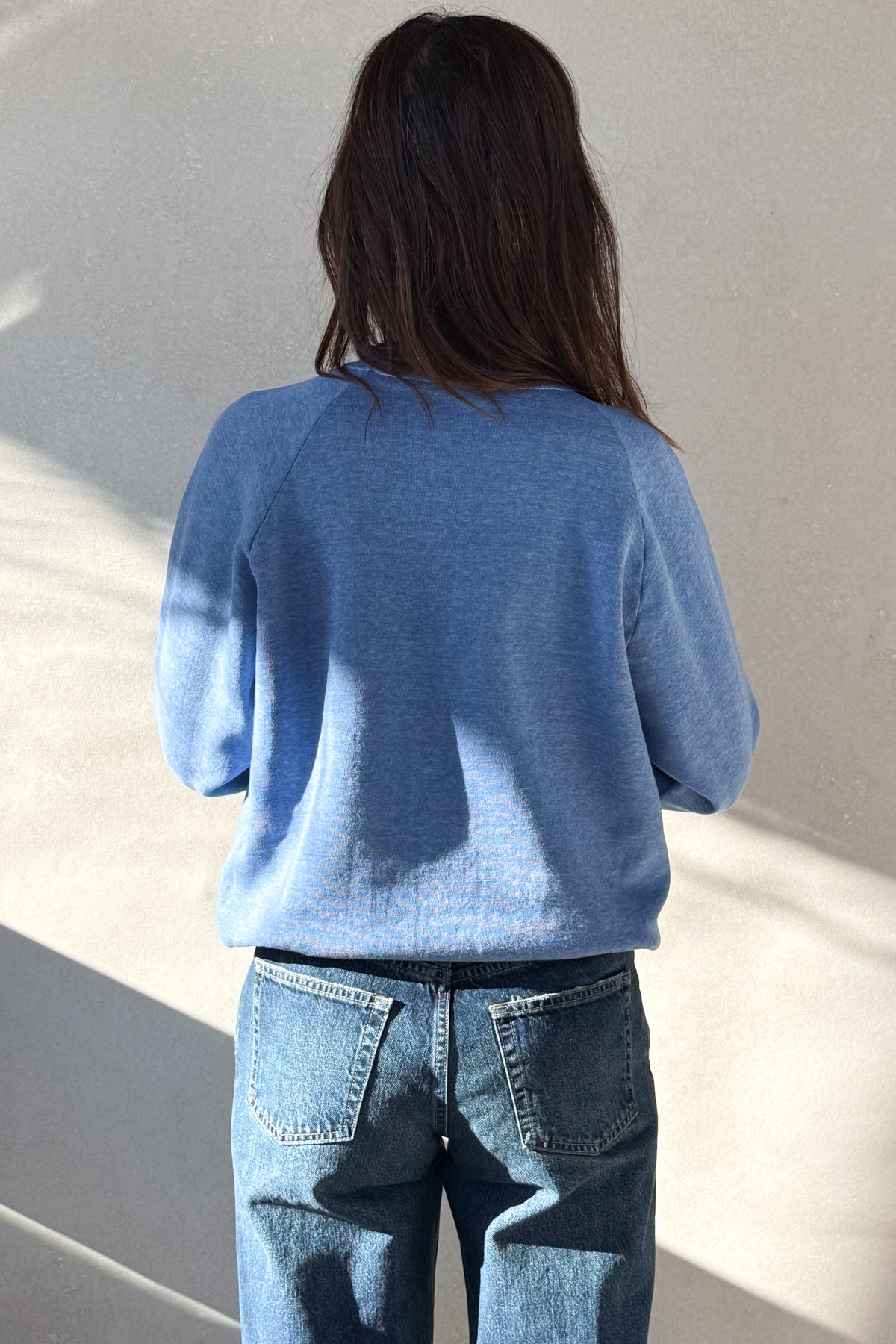 What If Sweatshirt - Heather Blue S