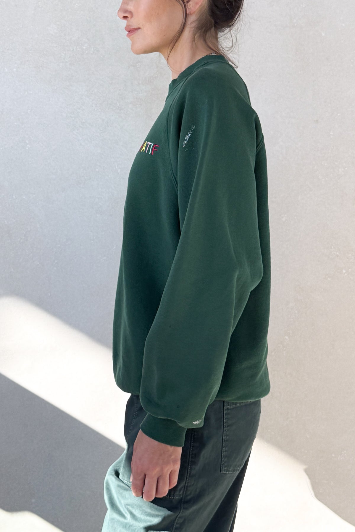 What If Sweatshirt - Hunter Green S