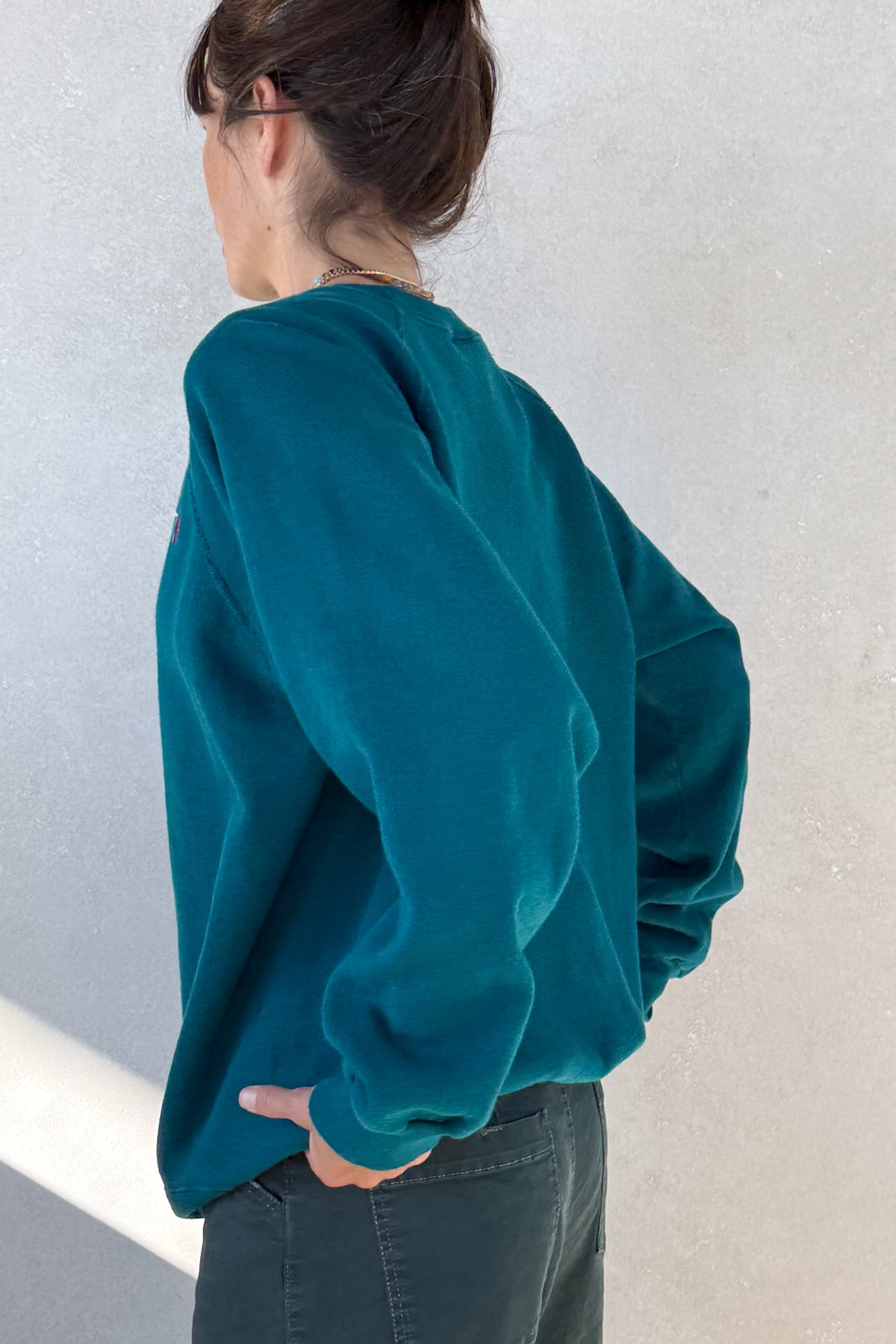 What If Sweatshirt - Peacock M
