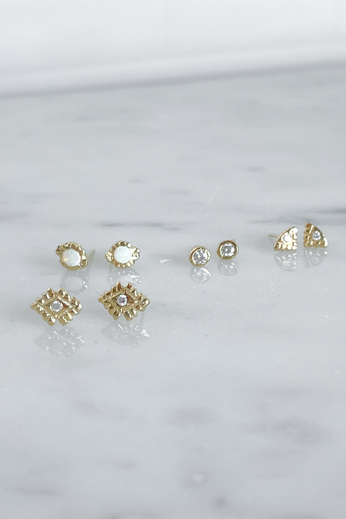 Opal Inner Light Stud