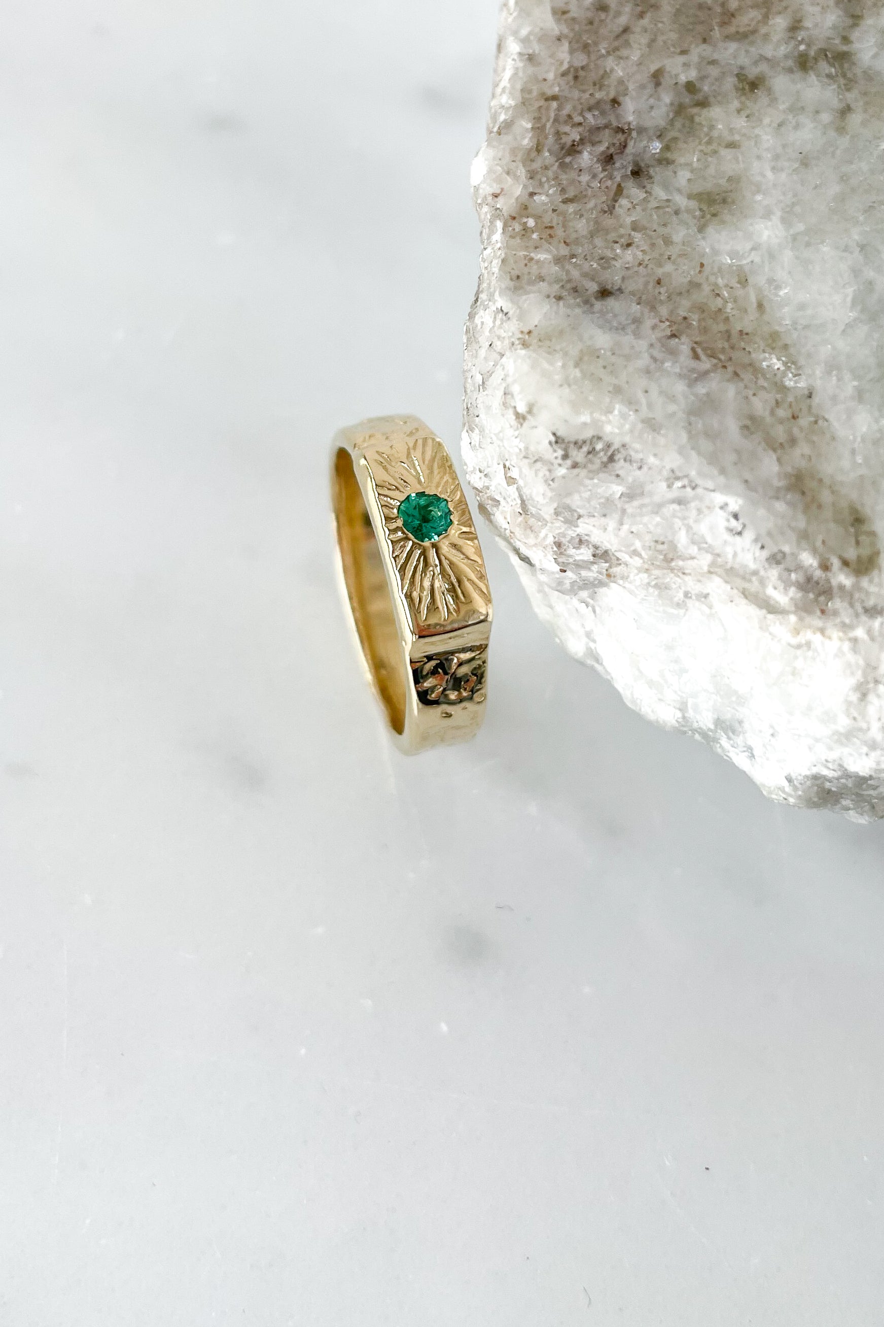 Emerald Eye of Love Band