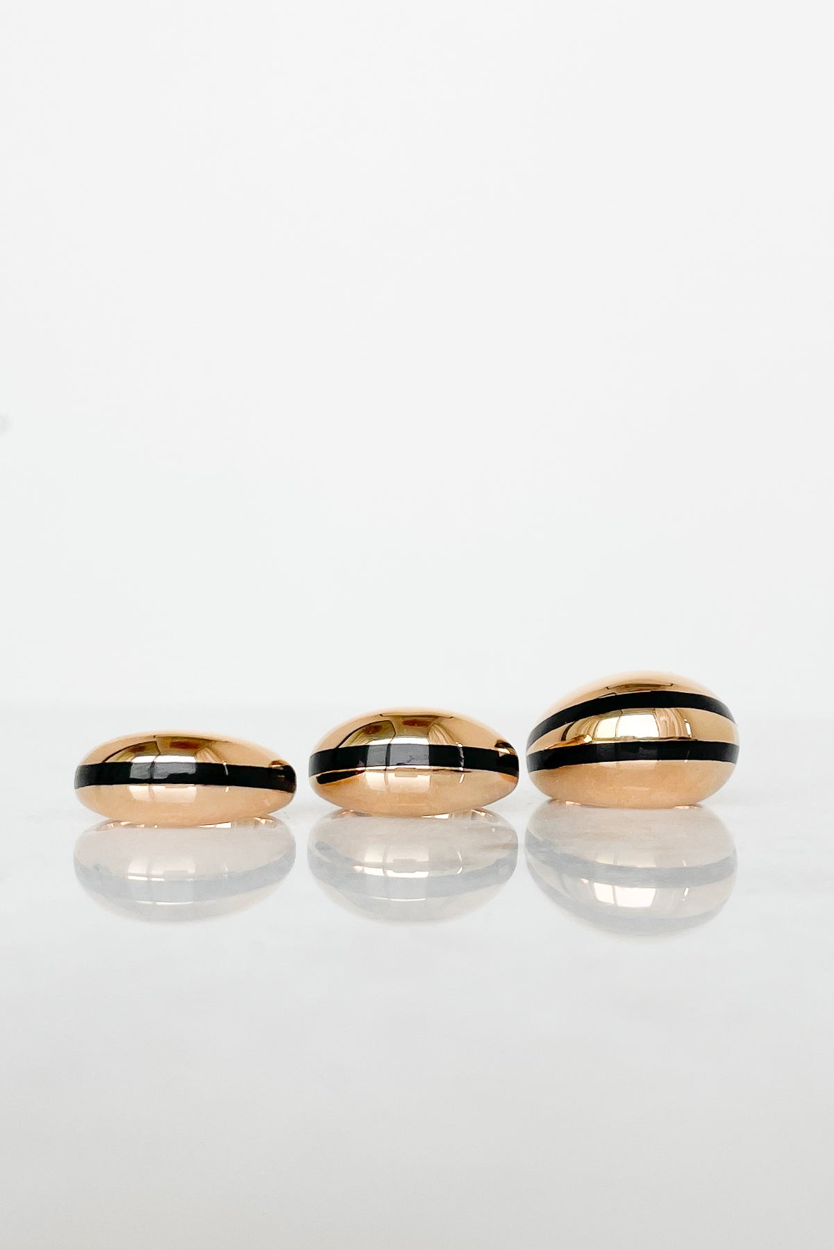 Enamel Stripe Dome Ring