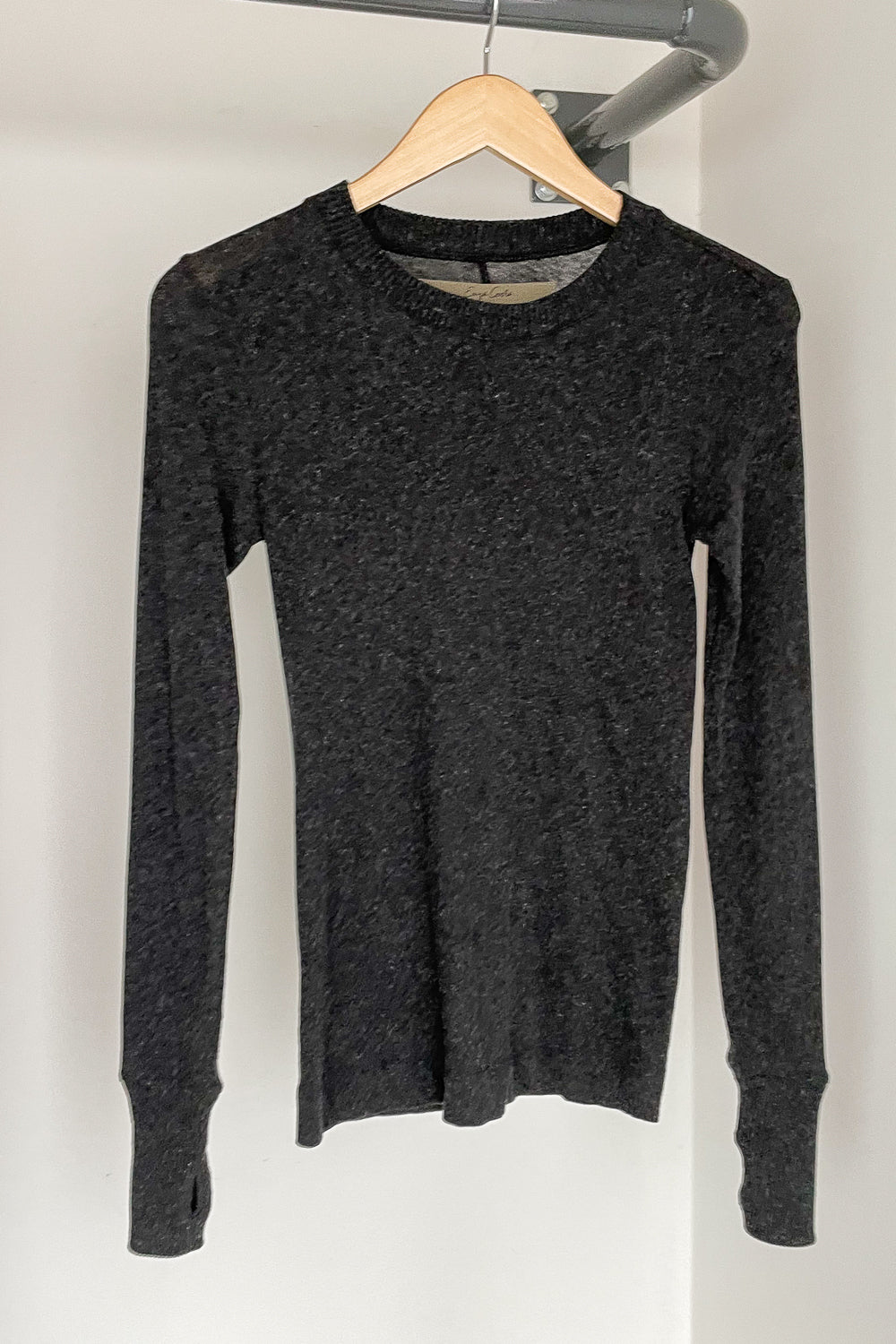 Cashmere Cuffed Crewneck