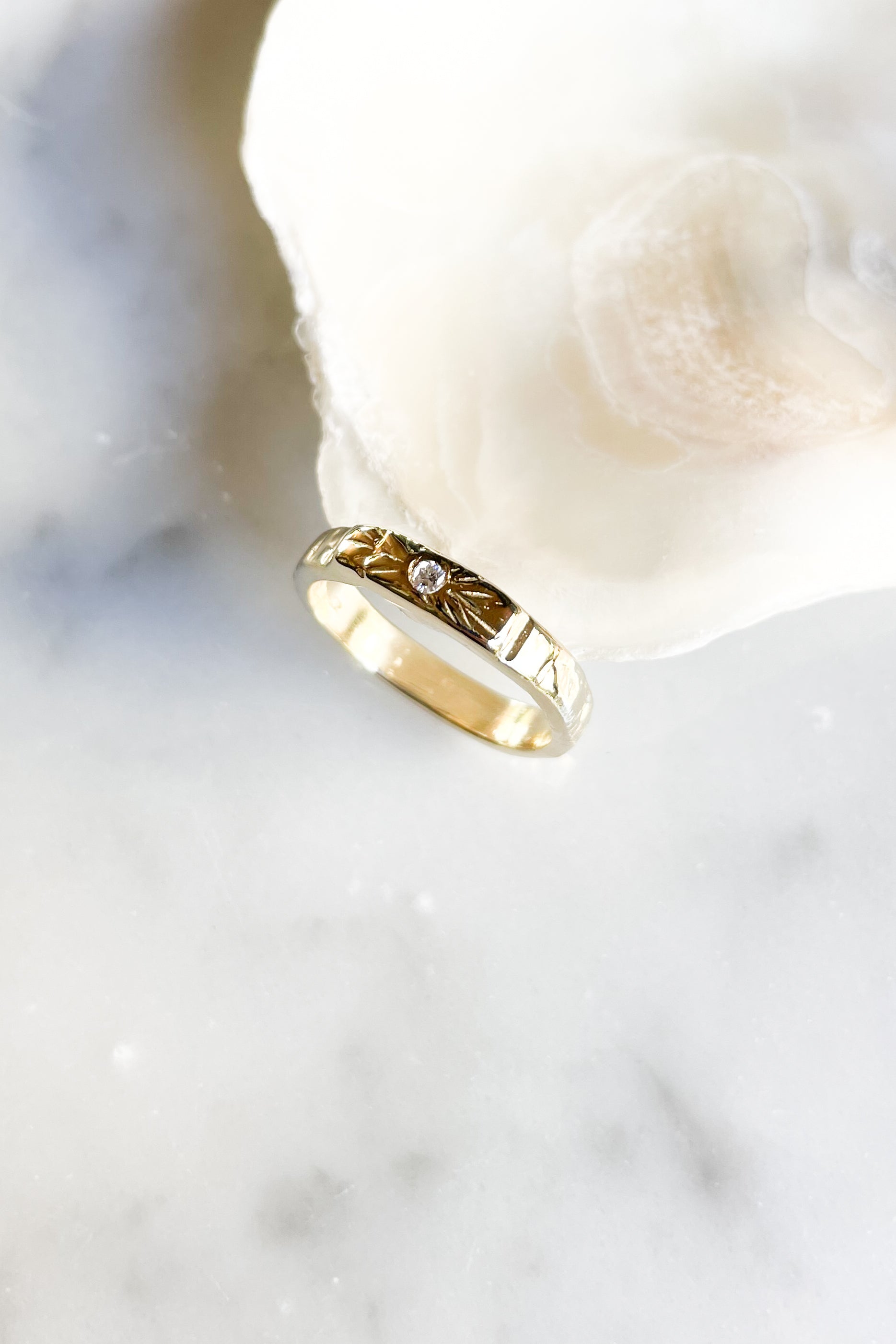Petite Diamond Eye of Love Band