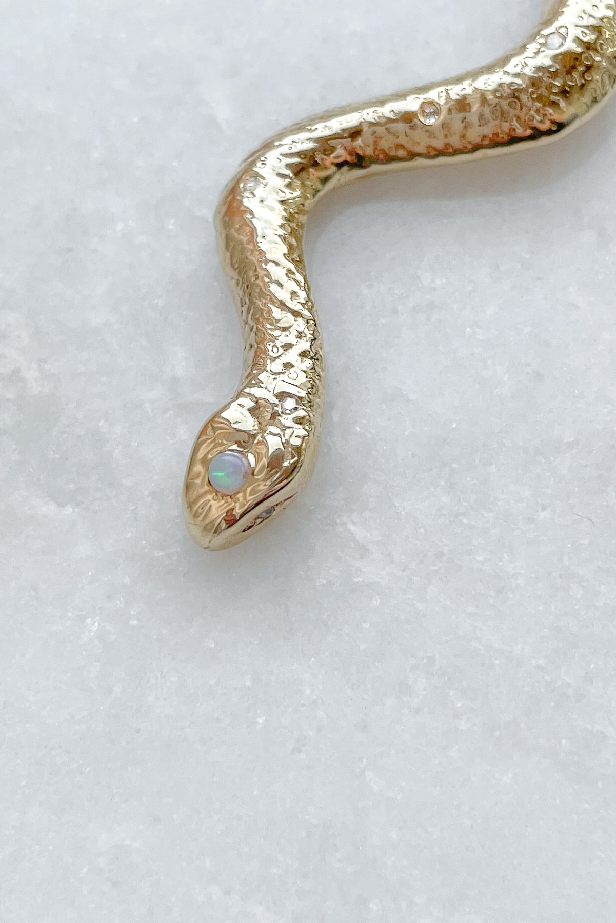 Serpent of Diamonds Hair Pin