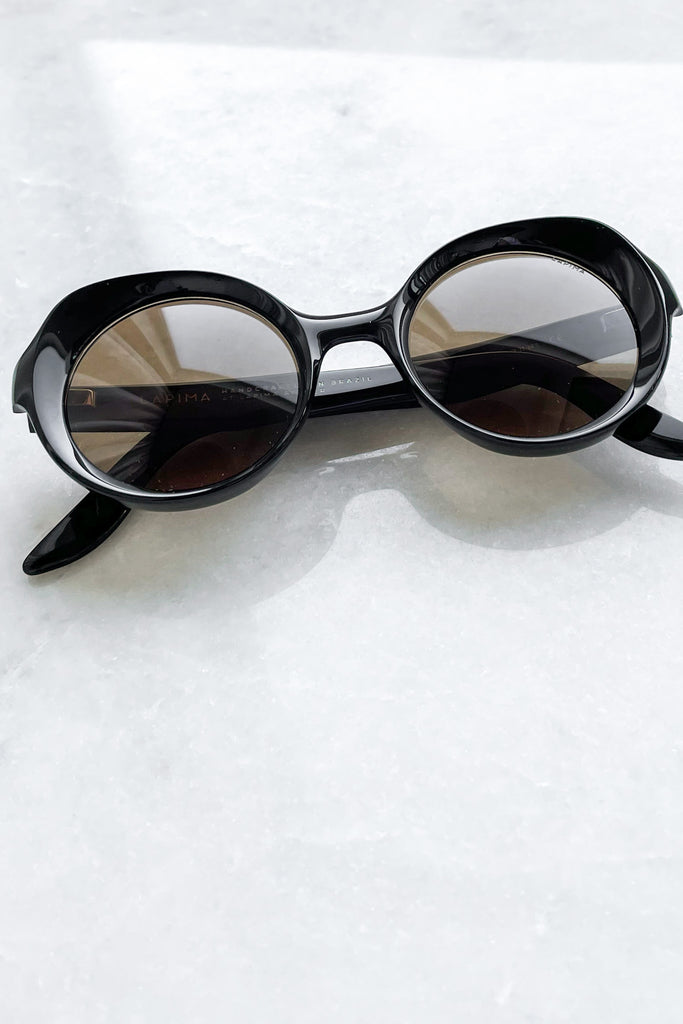 Carlota Petit Sunglasses, Black