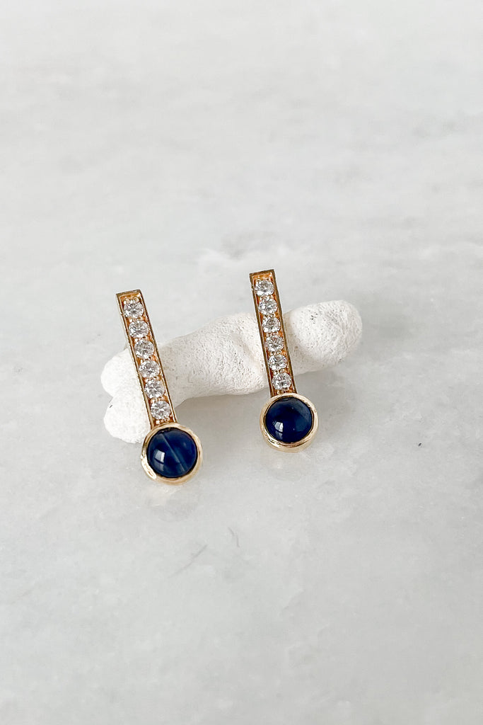 Sapphire Hayworth Earrings