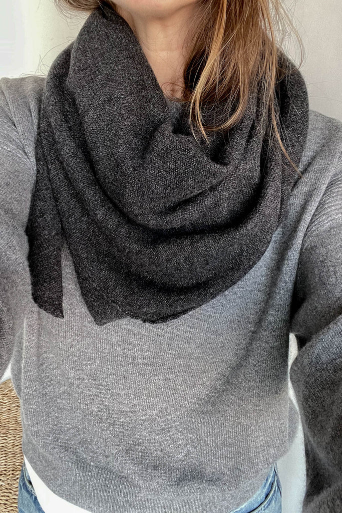 Charcoal Savoie Scarf
