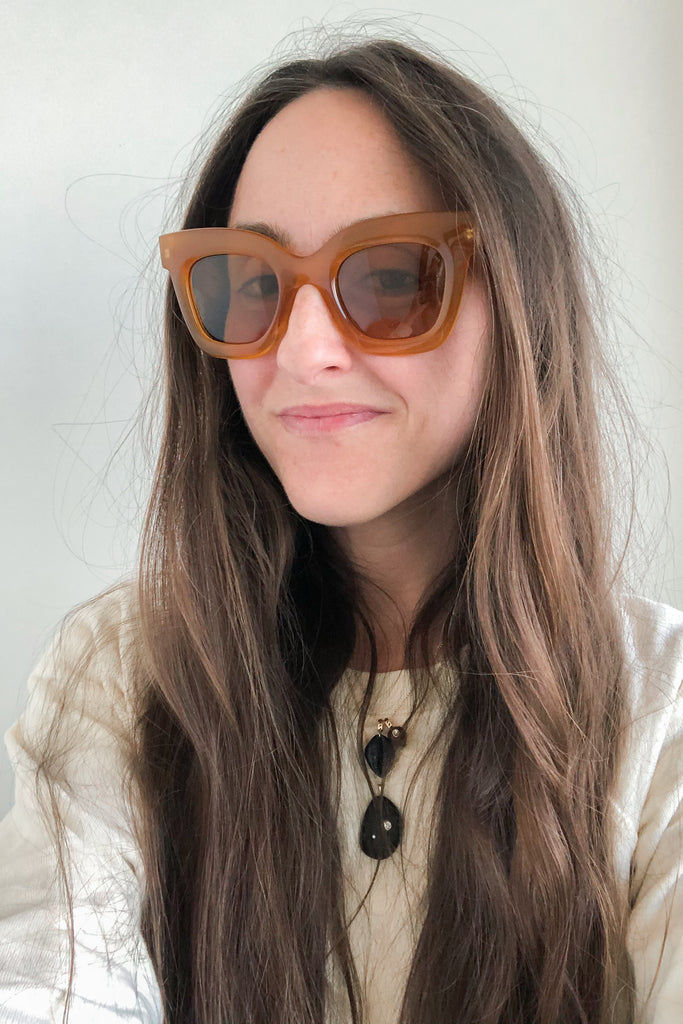 Lisa Sunglasses, Amber Vintage
