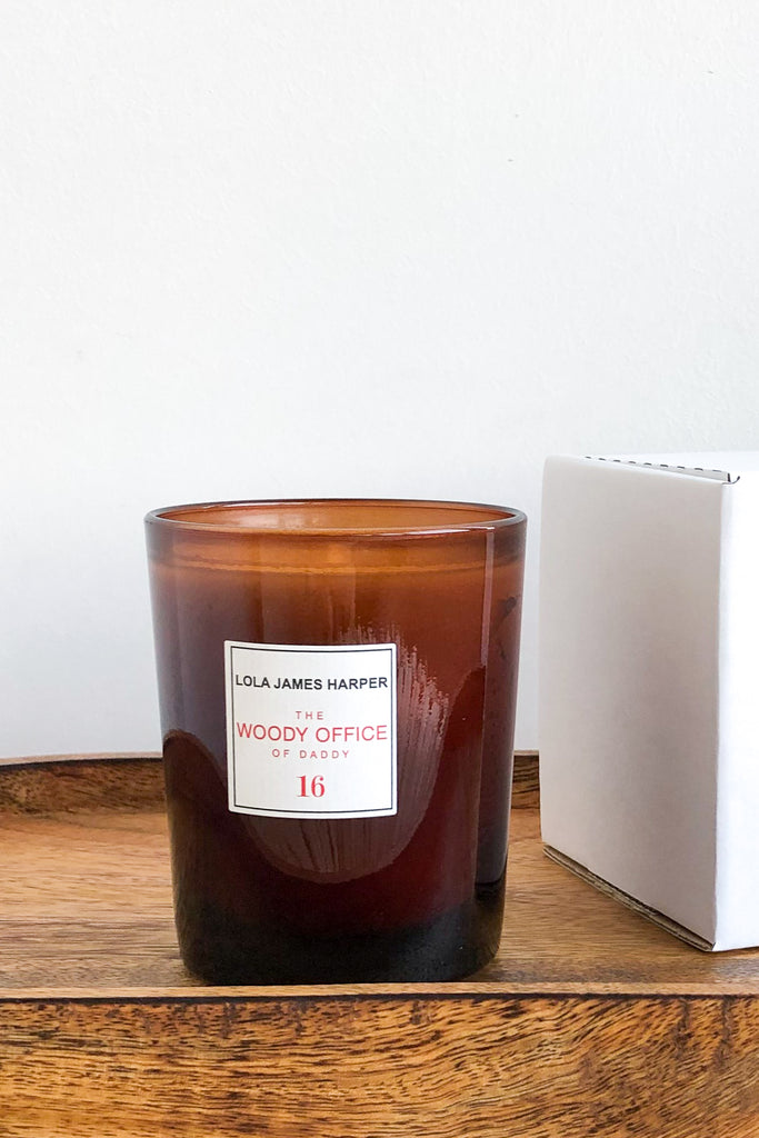 lola james harper woody office candle