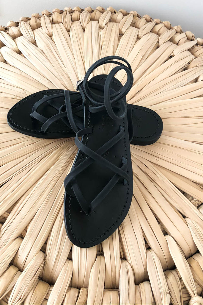 Zenobie Ebene Black on Black K. Jacques Sandal