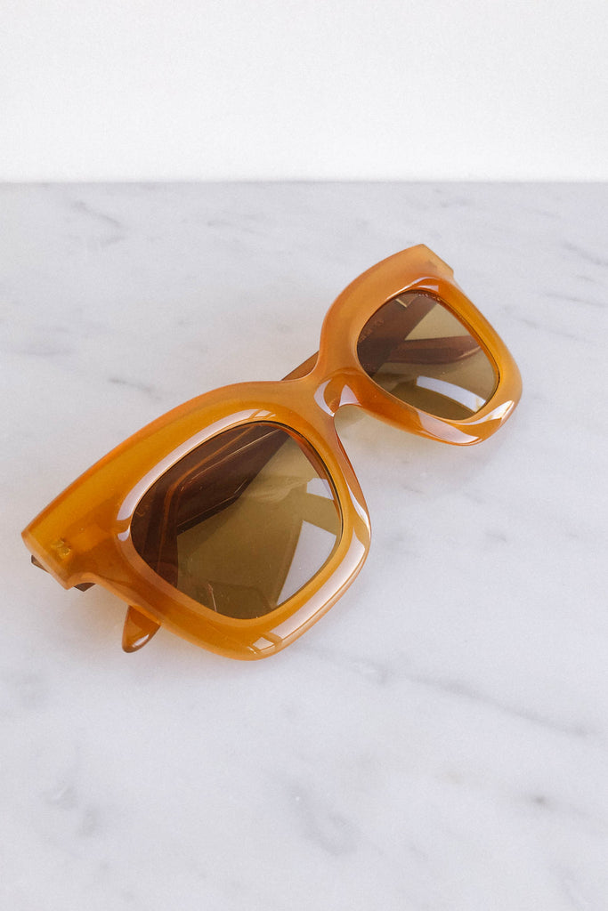 Lisa Sunglasses, Amber Vintage