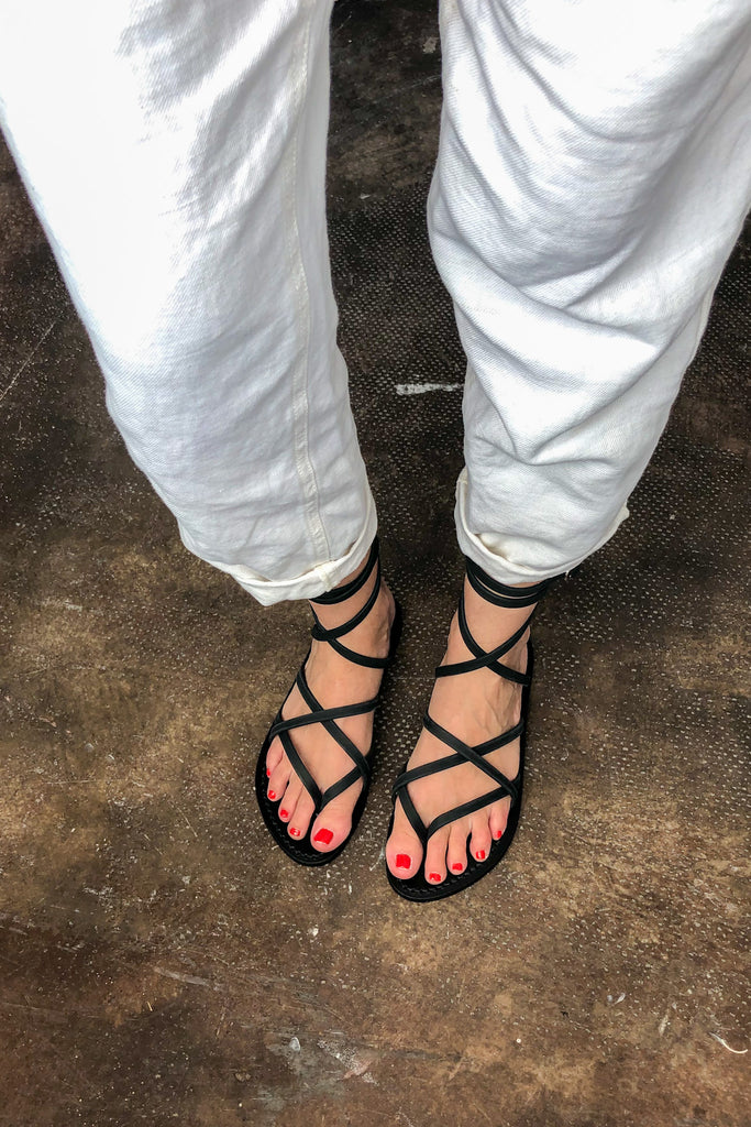 Zenobie Ebene Black on Black K. Jacques Sandal